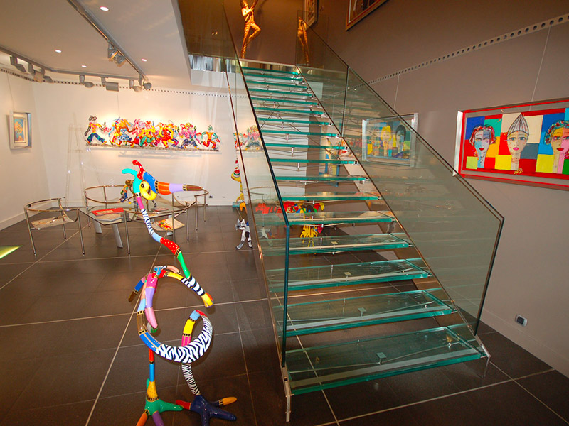 escalier galerie d'art