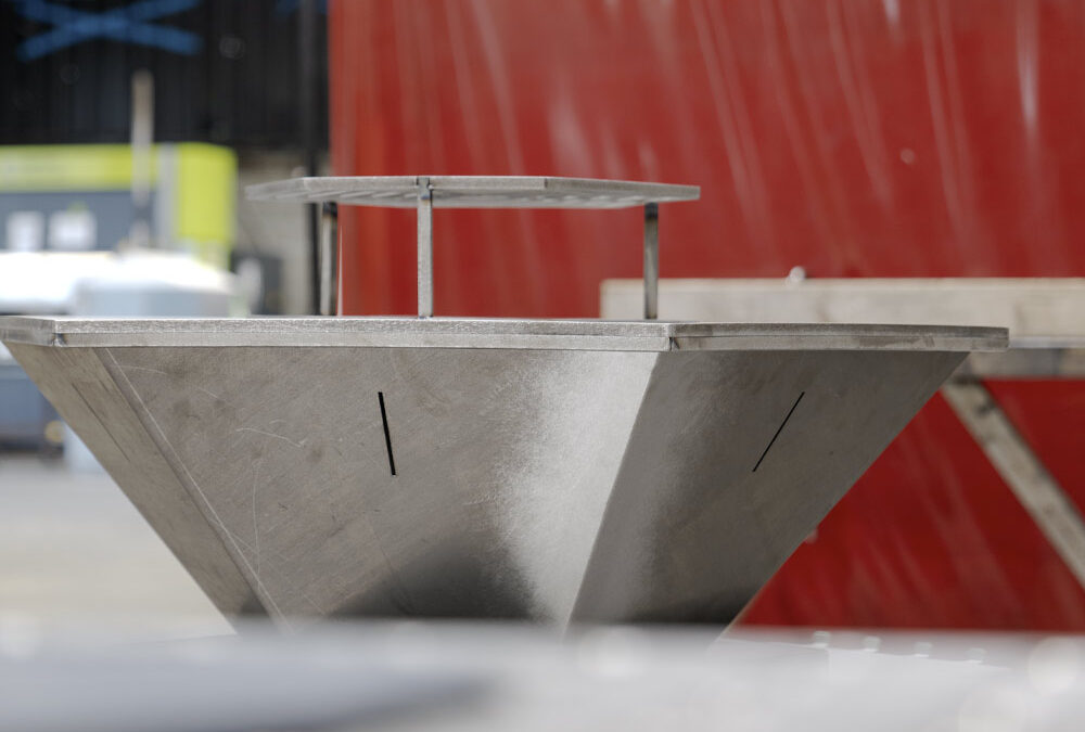 Réalisation de braseros sur mesure en acier corten pour MAG BRAZ